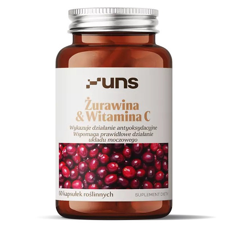 UNS Żurawina & Witamina C 60 kapsułek (5904238961971)