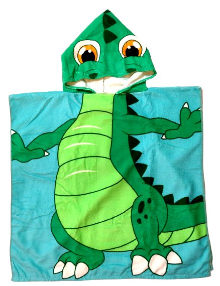 Ponczo kąpielowe Dinozaur