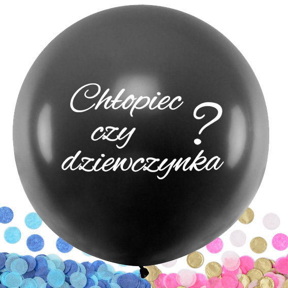 Balon "Chłopiec czy Dziewczynka?" gender reval 45 cm 1 szt.