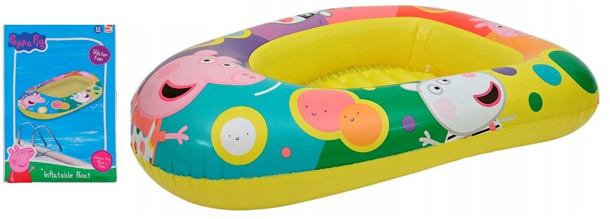 top ŚWINKA PEPPA PIG PONTON ŁÓDKA MATERAC BASEN DZIECI