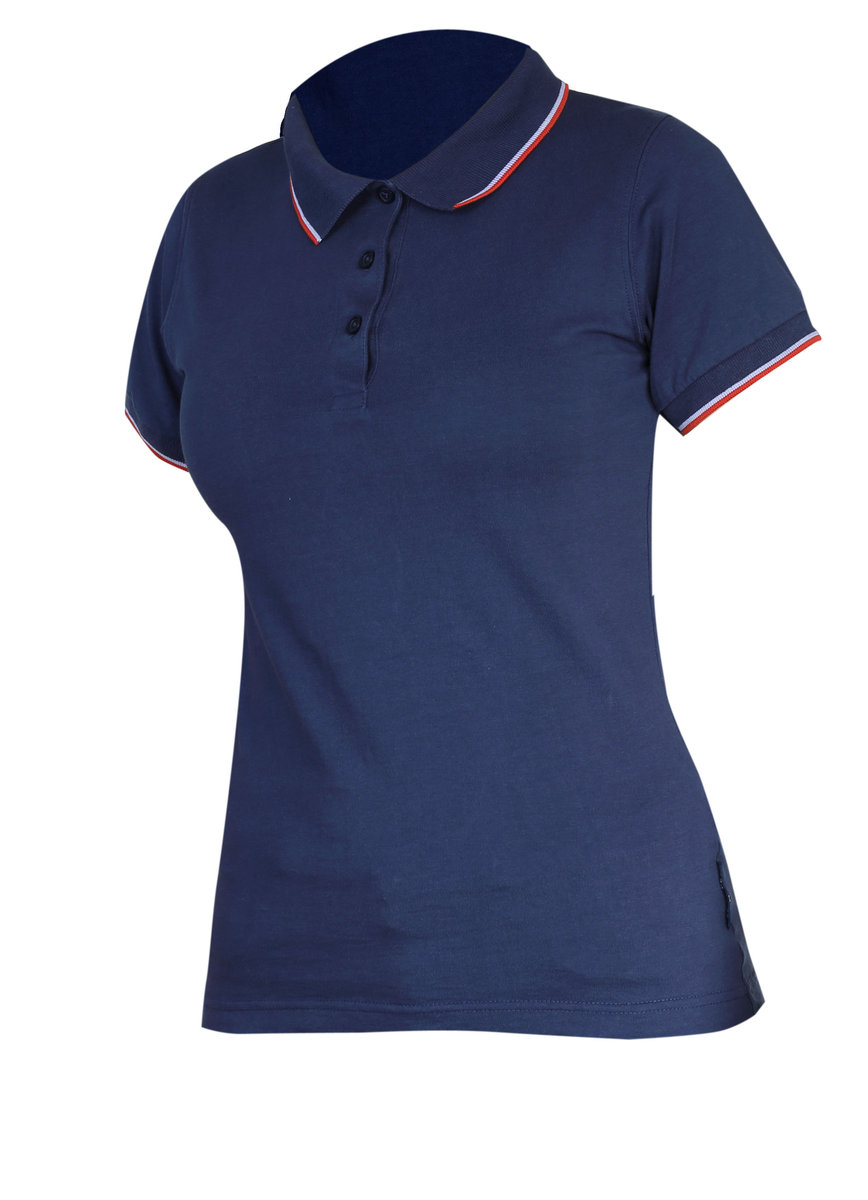 LAHTI PRO Koszulka polo damska 190g/m2, granatowa, 