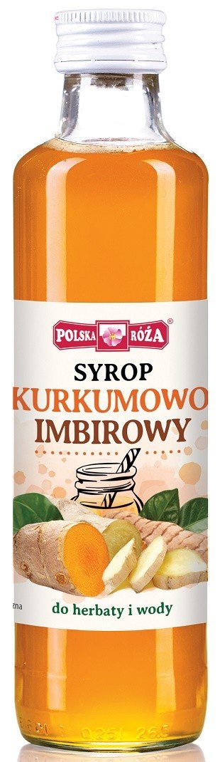 Syrop Kurkumowo Imbirowy 250ml - Polska Róża