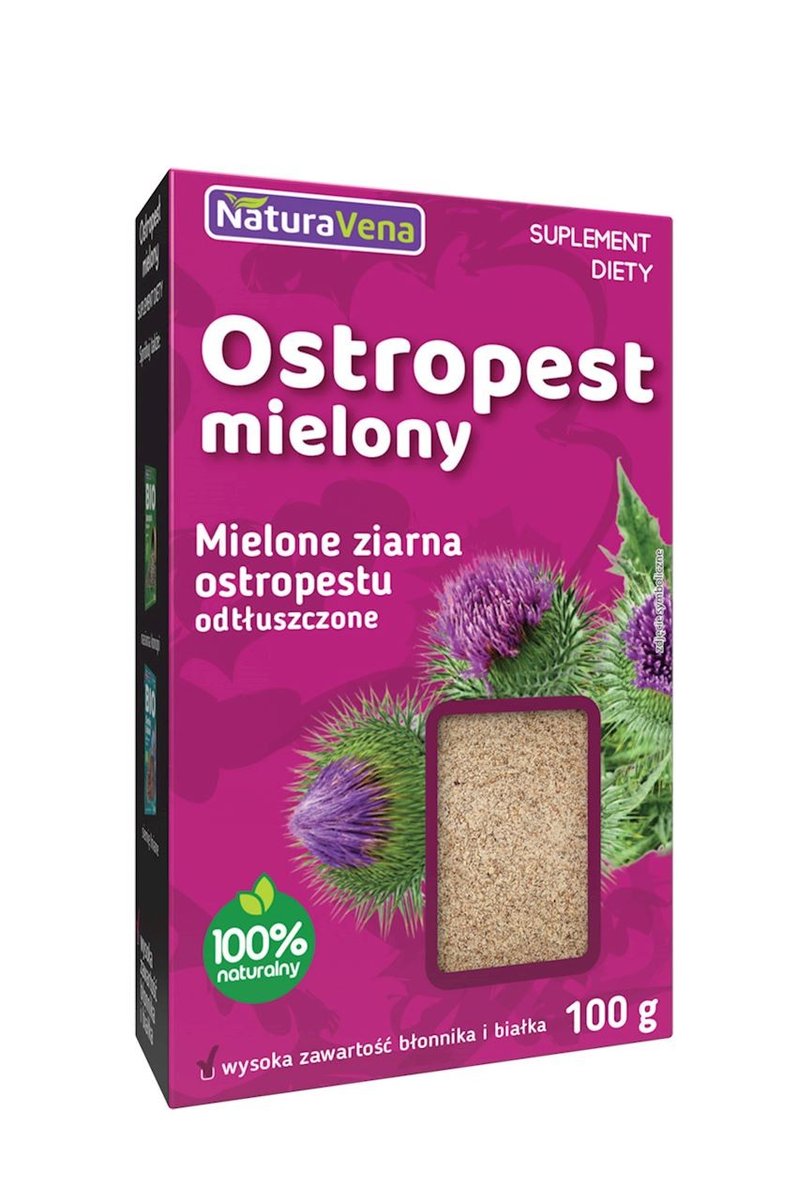 NaturAvena Ostropest Plamisty Mielony 100g - NAVOSTRMIE100