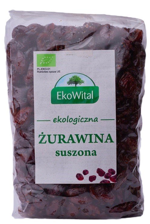 EKOWITAL Żurawina suszona BIO 500 g 09920