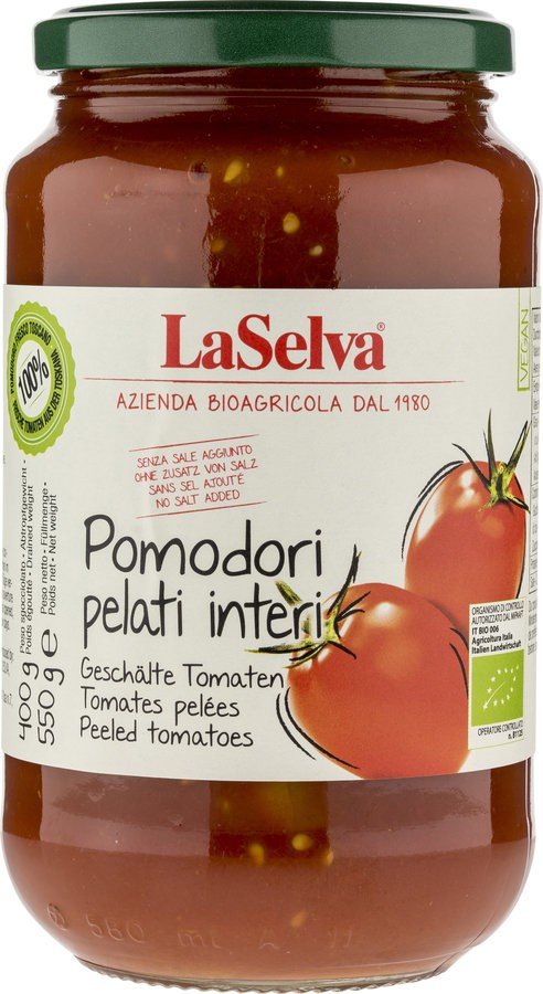 LaSelva Pomidory pelati BIO 550 g