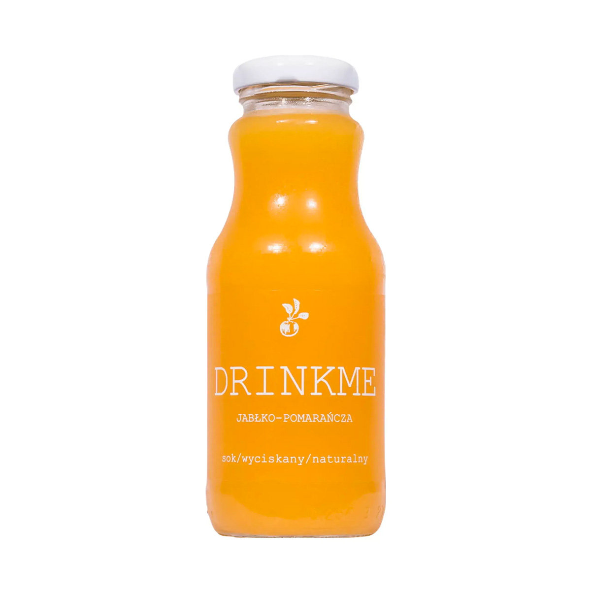 Naturalny sok wyciskany jabłko-pomarańcza DRINKME 250 ml Sadvit