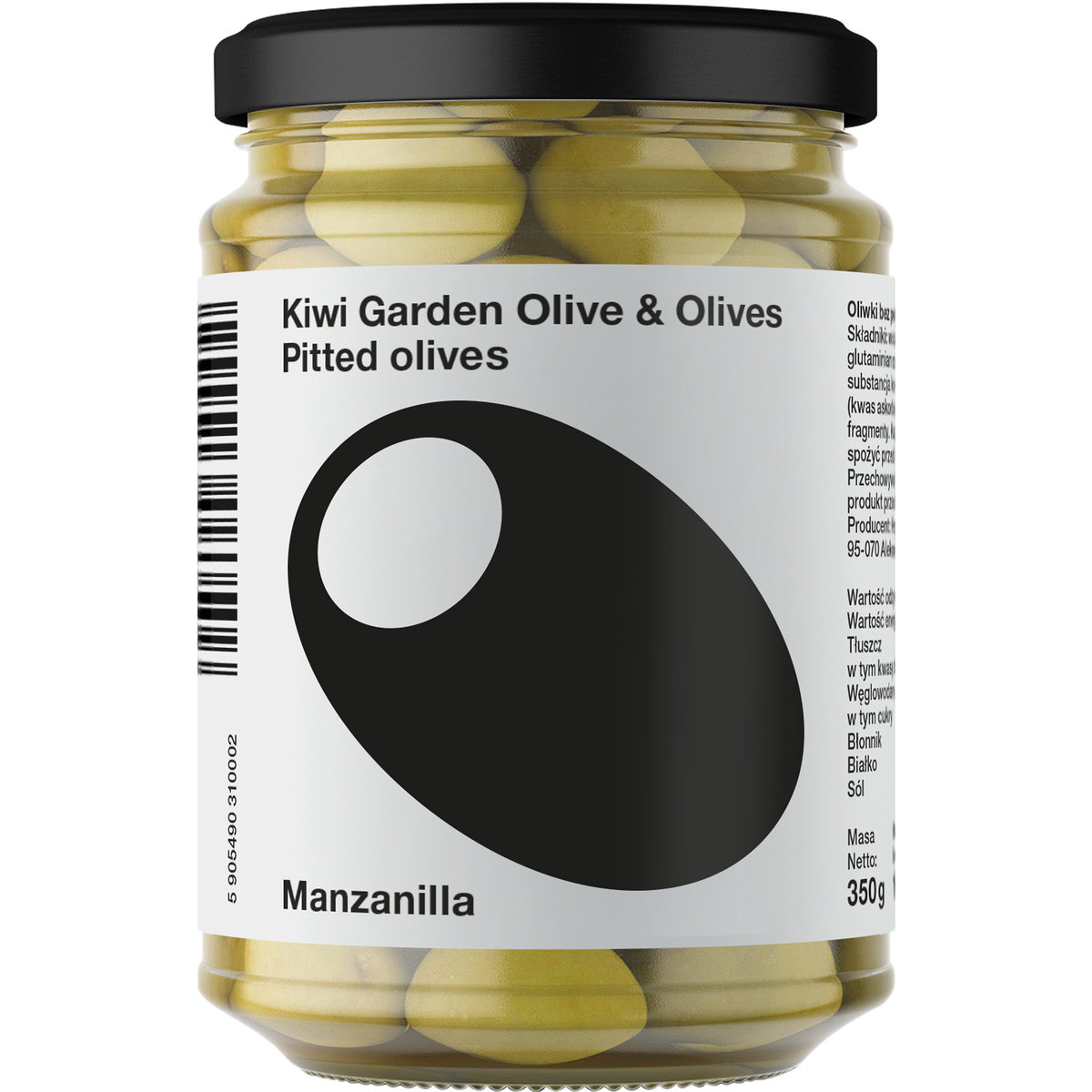 Kiwi Garden Oliwki Manzanilla bez pestek 370g