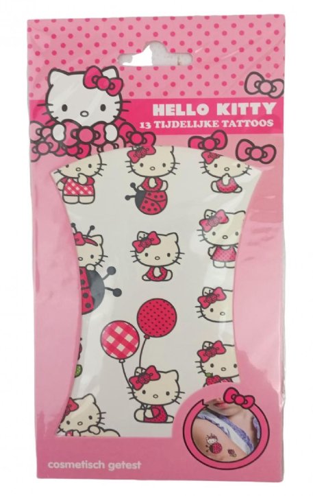 Tatuaże zmywalne dla Dzieci Hello Kitty Tatto 13 szt