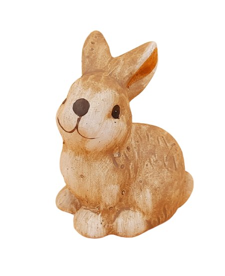 Figurka ceramiczna królik zając dekoracja prezent upominek