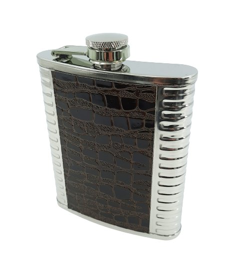 Piersiówka metalowa 207 ml na prezent upominek