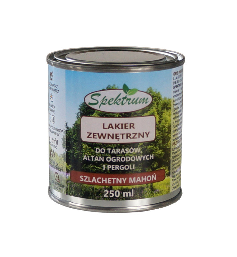 Lakier zewnętrzny do tarasów, płotów, pergoli SPEKTRUM 