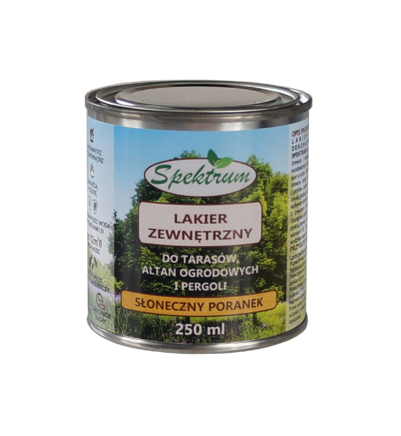 Lakier zewnętrzny do tarasów, płotów, pergoli SPEKTRUM 