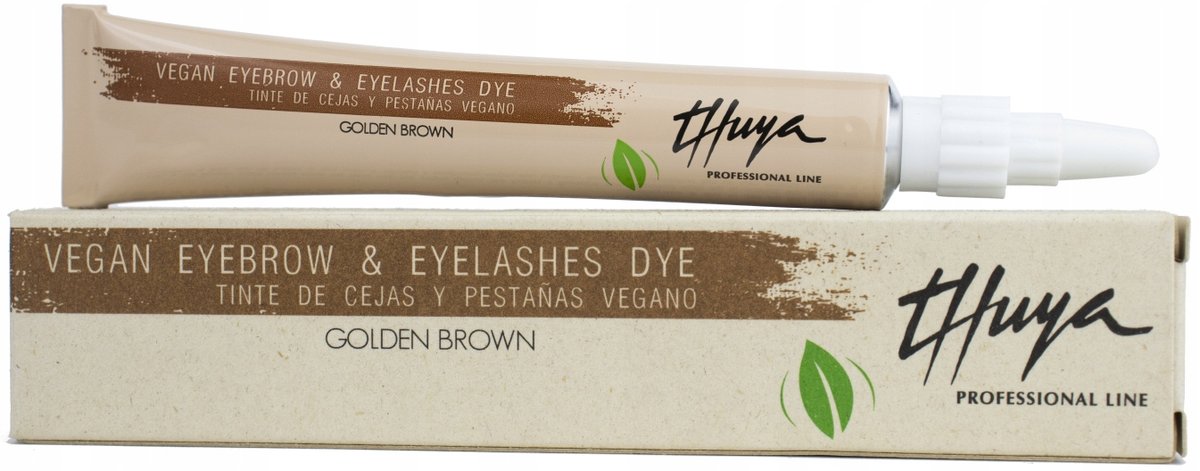 Project Lashes, Henna Thuya Vegan Brwi I Rzęs, Farba Golden Brown, 15ml