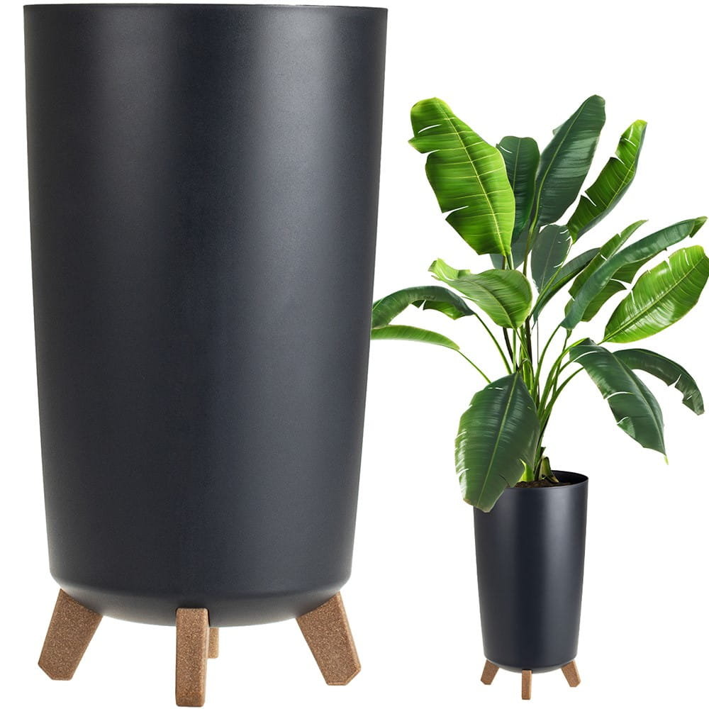 Doniczka GRACIA TUBUS SLIM - antracytowy DGTL200-S433 Prosperplast