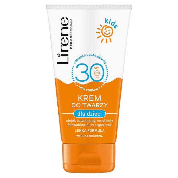 Lirene Sun Kids krem do twarzy dla dzieci spf30 50 ml (nowa formuła)