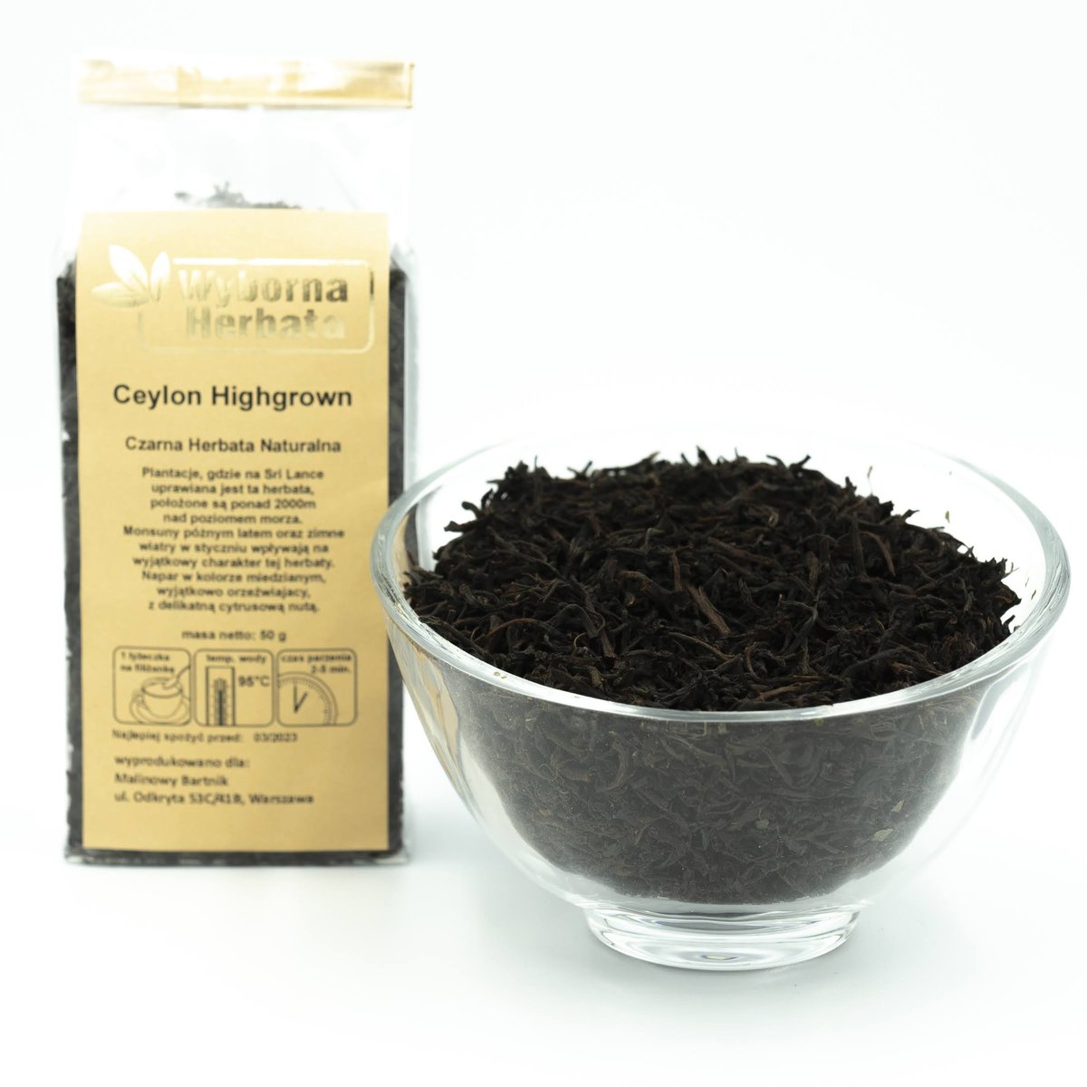 Czarna Herbata Ceylon Highgrown - 50 g