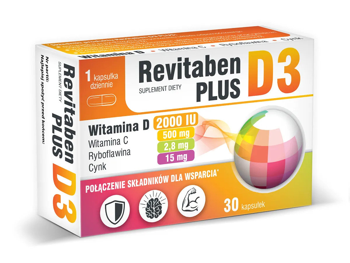 Revitaben D3 Plus, 60kaps.