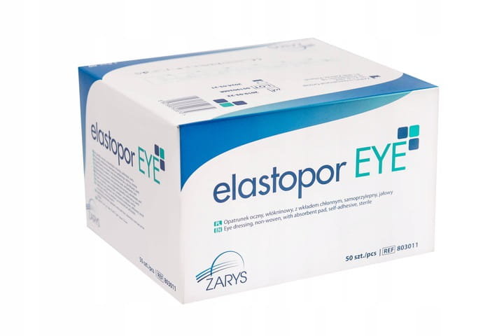 Zarys - Opatrunek Elastopor EYE, 6,5cm x 9,5cm, 50szt.
