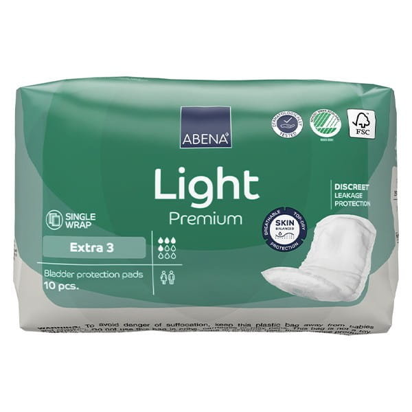 Abena, Wkładki higieniczne, Light Extra 3, 10szt.