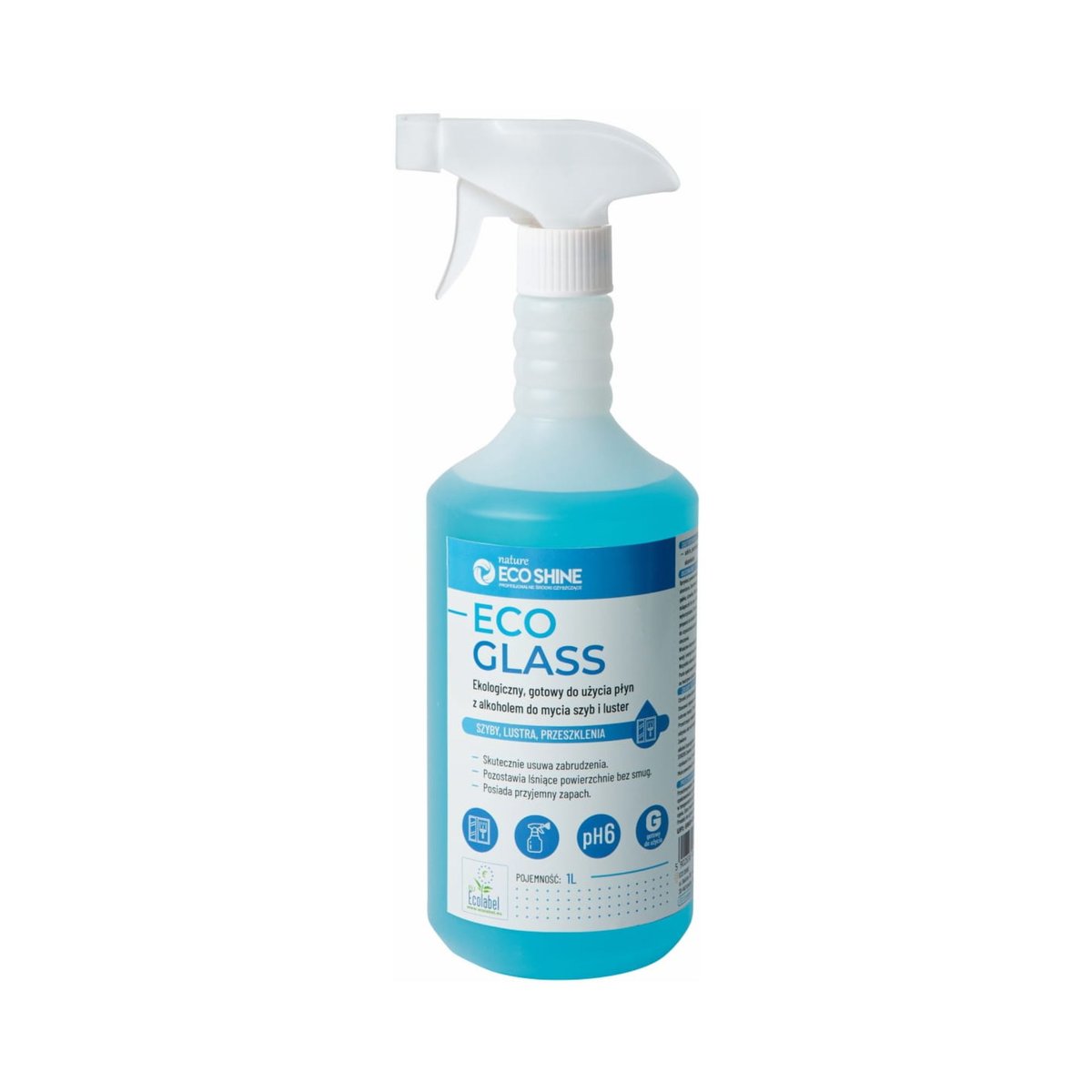 ECO SHINE Eco Glass płyn do mycia szyb i luster 1L