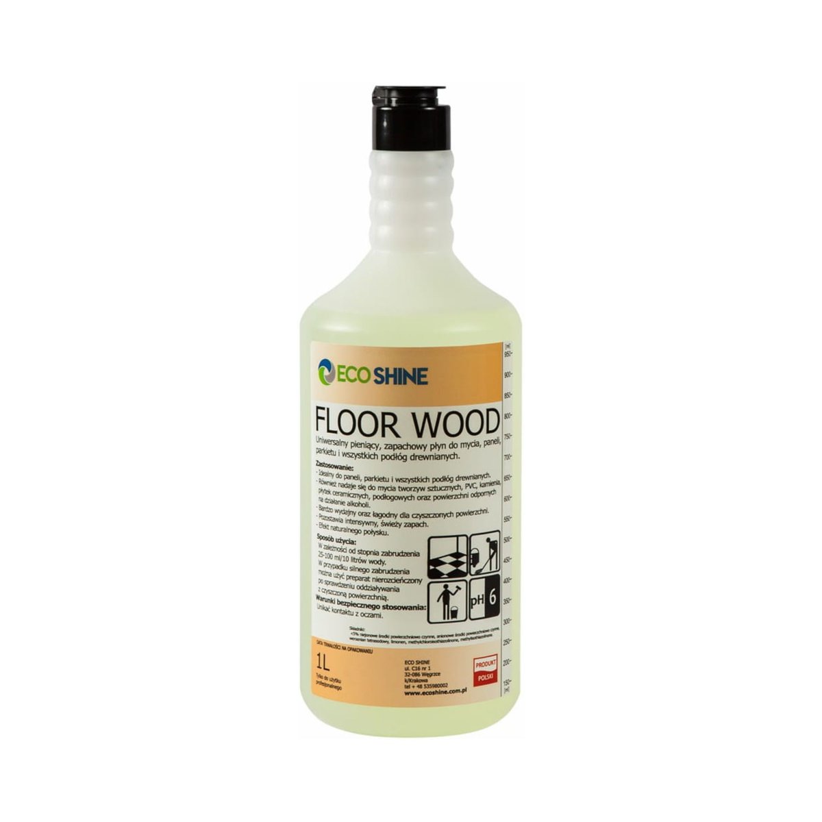 Floor Wood 1L - zapachowy płyn do podłóg z woskiem