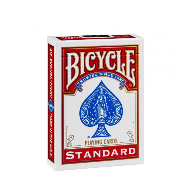 Bicycle STANDARD Back RED - karty klasyczne (rewers czerwony)