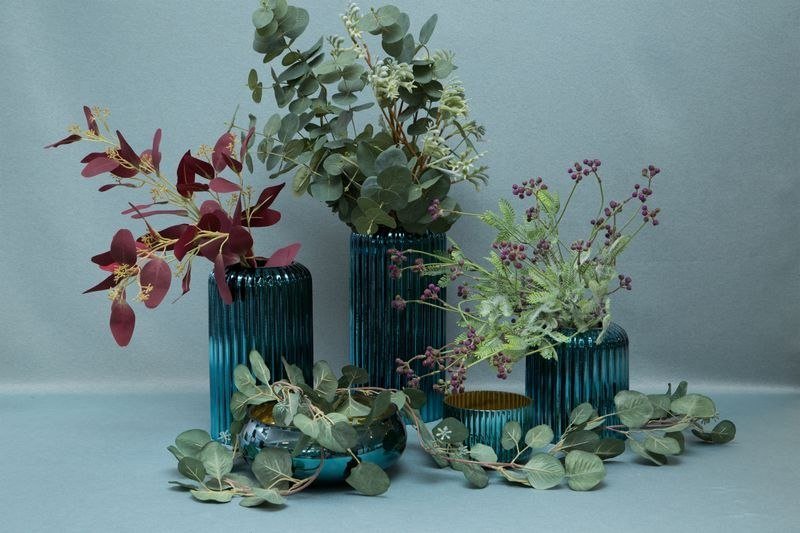 KWIAT NATU 248 DŁ. 57 CM DŁ. Z LISTECZKAMI 39 CM ŻÓŁTY