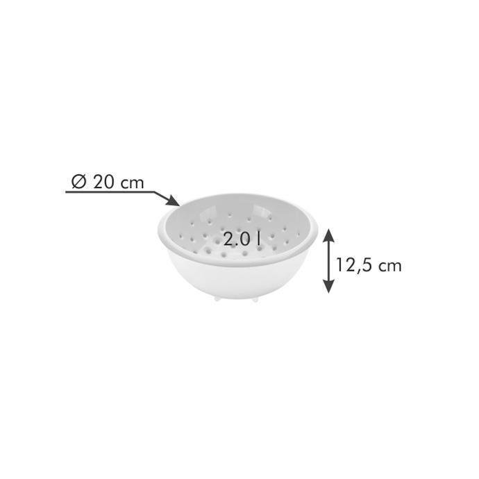 Tescoma Cedzak z miską VITAMINO - Zielony