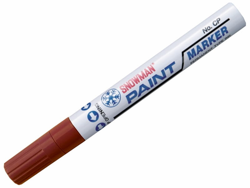 Snowman Marker olejowy gruby 1,5-3mm burgund SNOWMAN_G_BURGUND