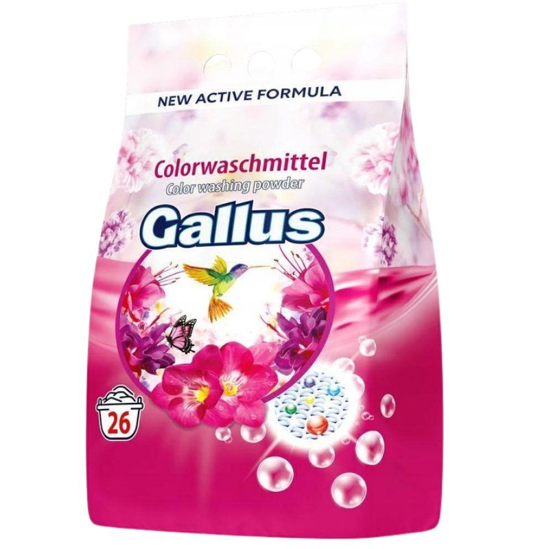 Gallus Proszek do Prania Tkanin Kolorowych 1,7KG (26 Prań)