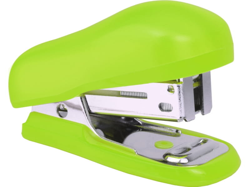 Rapesco Bug Mini za pomocą szpilek Typ 26/6 MM ze zszywkami (12 arkuszy) zszywacza stapler, zielony 1411