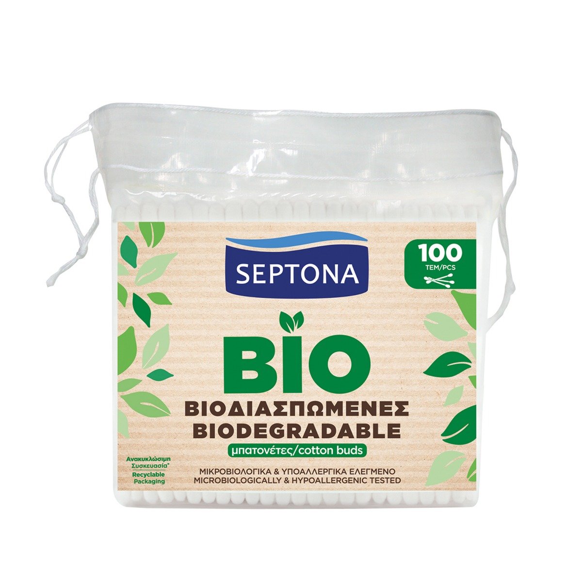 Septona Septona EcoLife patyczki higieniczne 100 sztuk 1145113