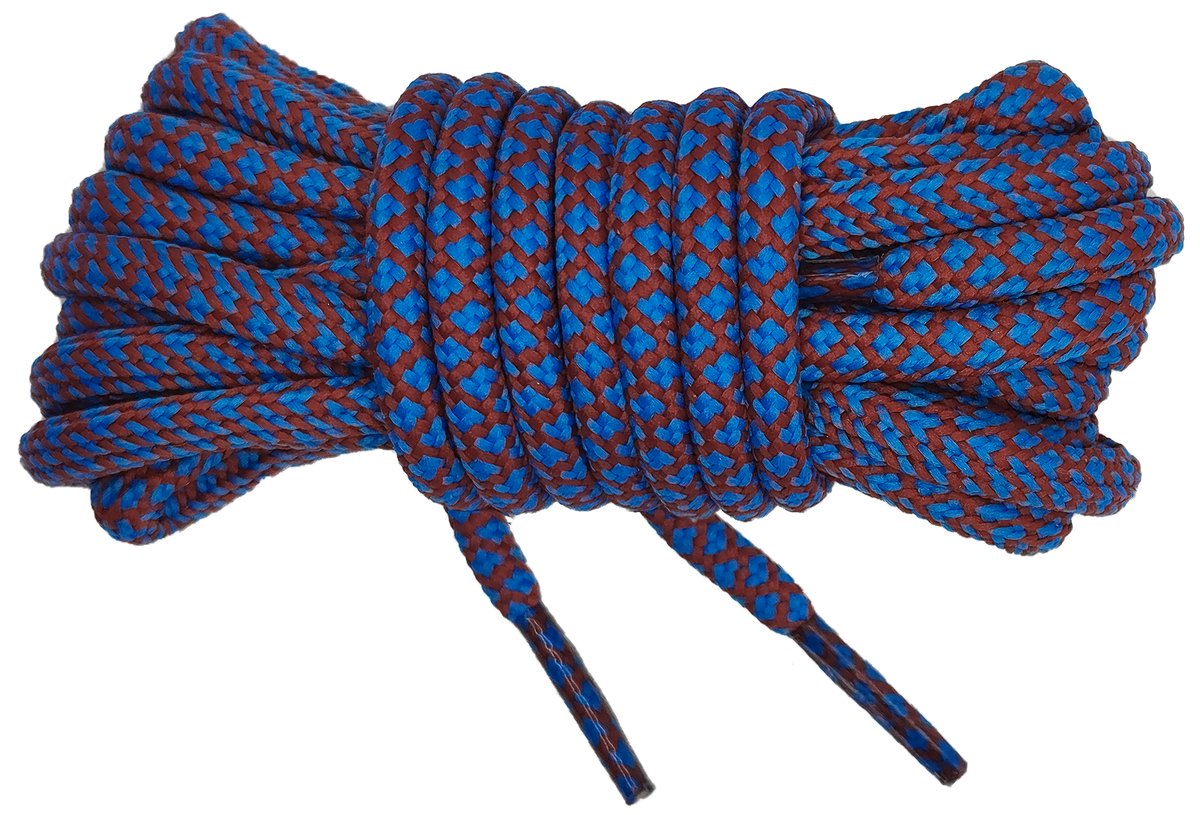Sznurówki Sznurowadła ROPE niebieskie 120cm
