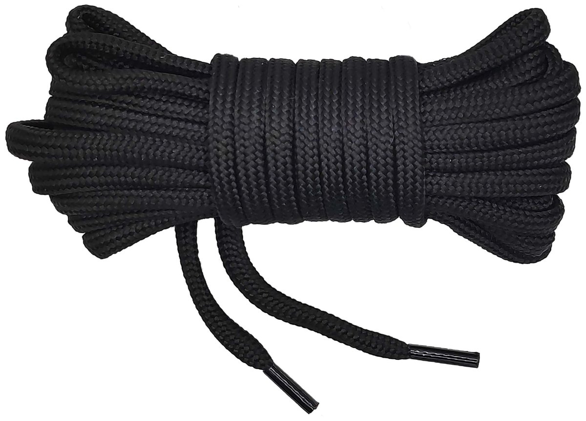 Sznurówki Sznurowadła trekkingowe Czarne 150cm