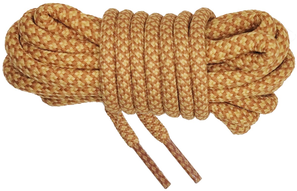 Sznurówki Sznurowadła ROPE żółte 100cm