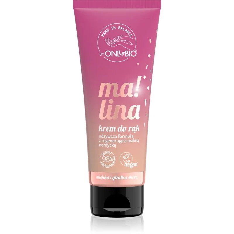 Only Bio, Krem Do Rąk Malina, 50ml