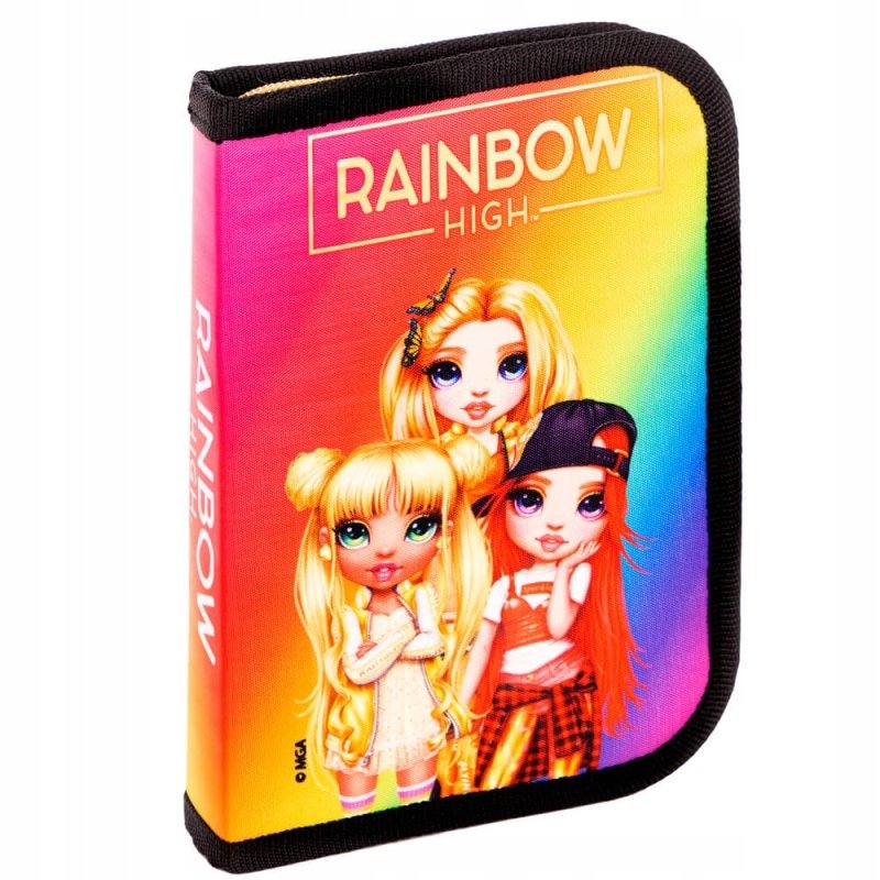 Piórnik 1 zamek 2 klapki Rainbow High ASTRA 503022068