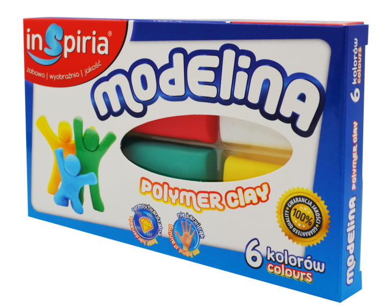 Modelina 6 kolorów - InSpiria