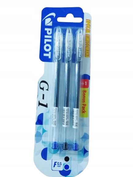 Pilot G1 Zestaw Długopisów Żelowych X 3 Pilot