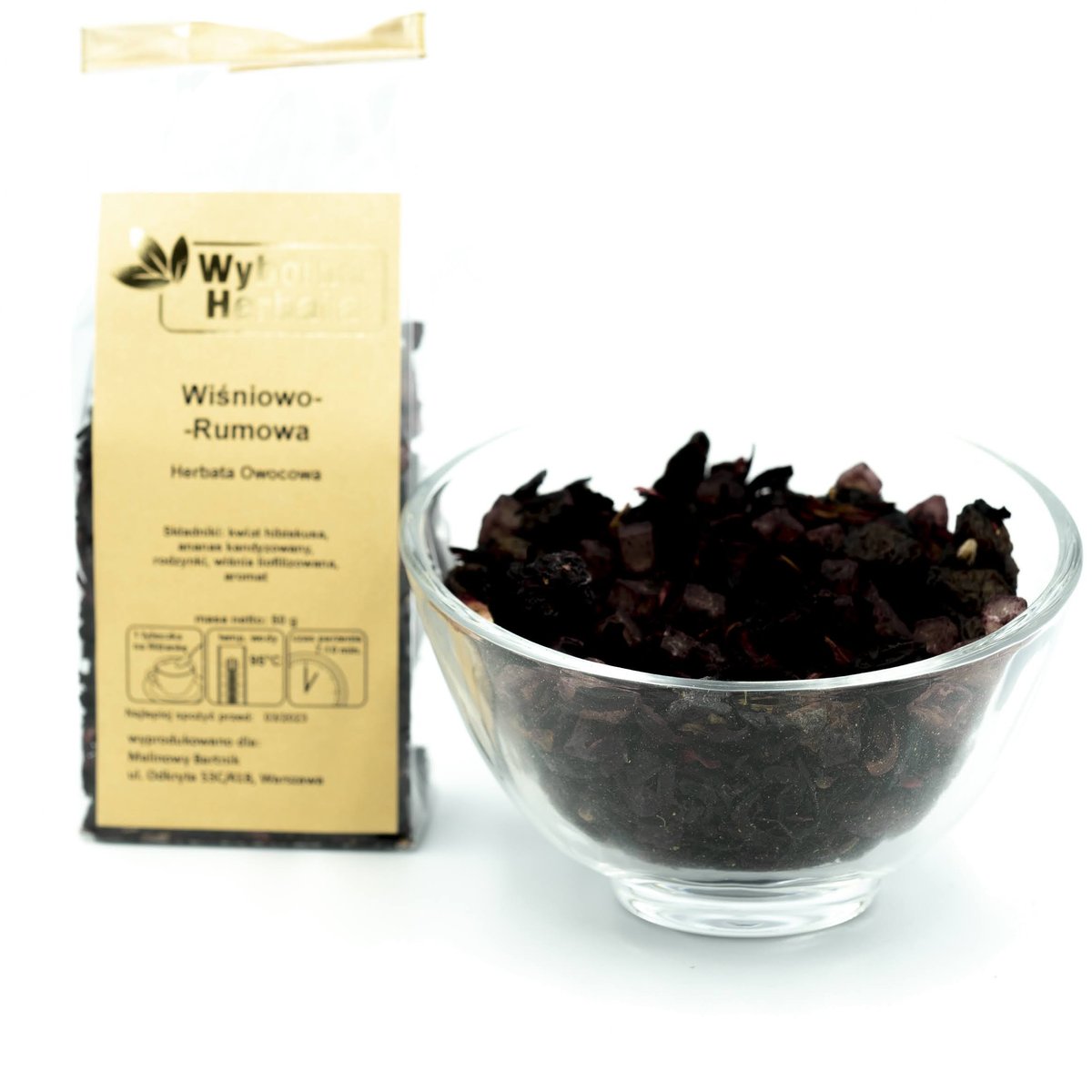 Herbata Owocowa Susz Wiśnie w Rumie ( 50 g)