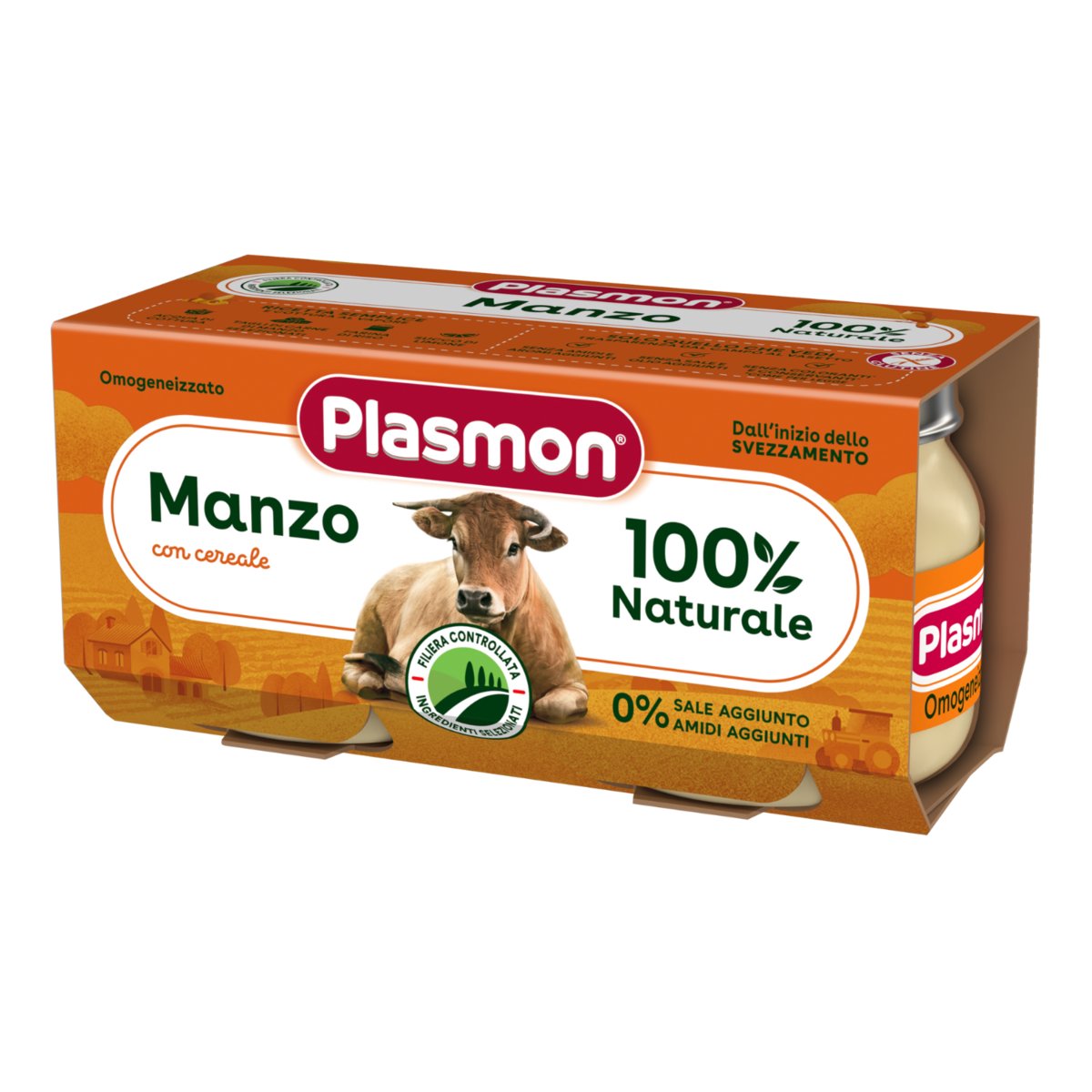 PLASMON OBIADEK MIĘSO WOŁOWE 2X80G