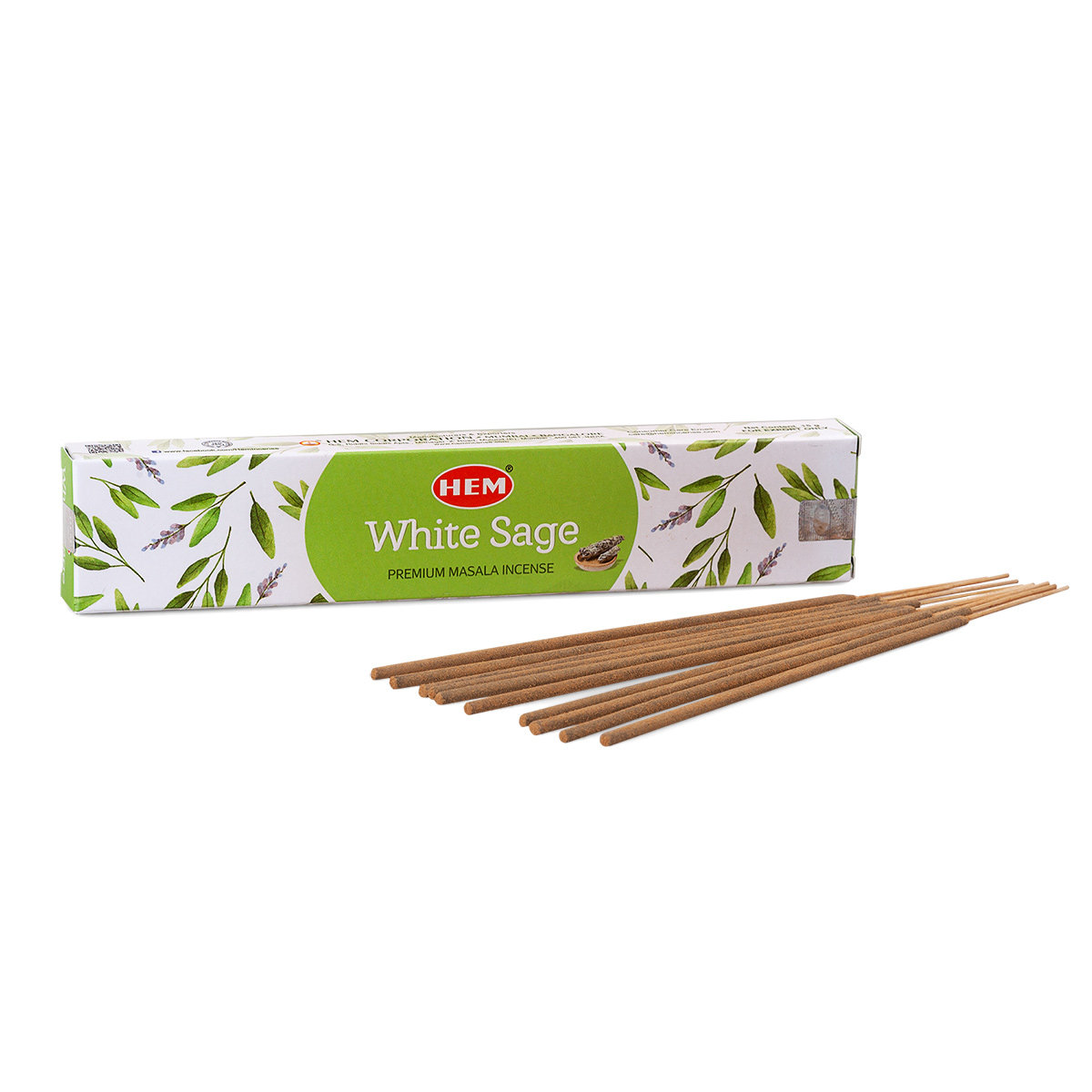 Hem BIAŁA SZAŁWIA - Kadzidełka pyłkowe 15g Pyl-White-Sage