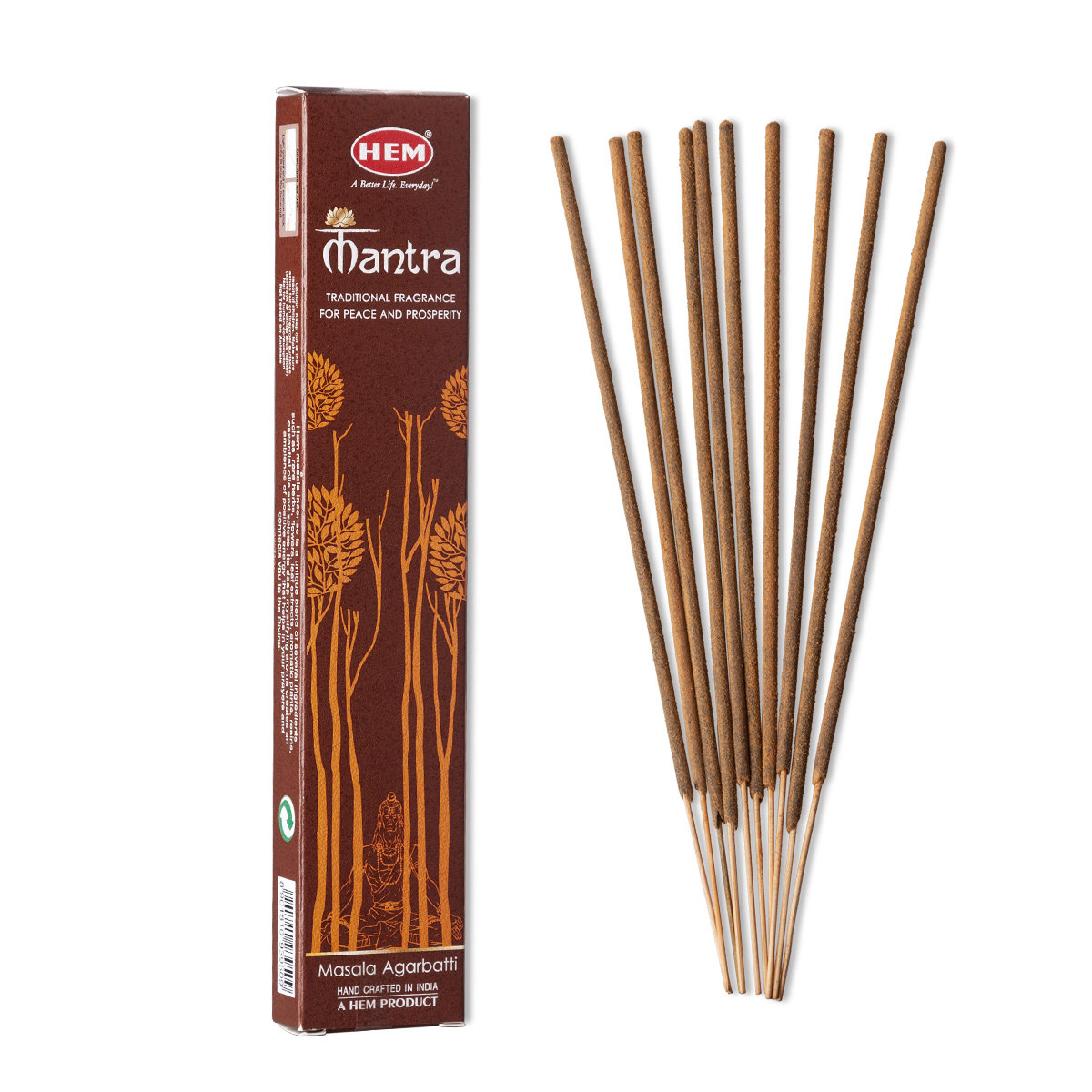 Naturalne kadzidełka pyłkowe MANTRA 15g HEM