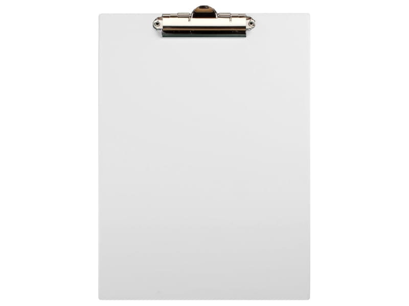 Deska clipboard A4 biała Tres