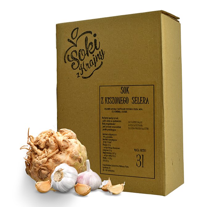 Sok z selera kiszonego 3l NFC odporność tłoczony sok naturalny