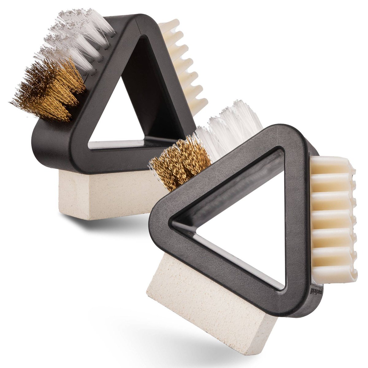 2x Szczotka do zamszu i nubuku trójkątna coccine