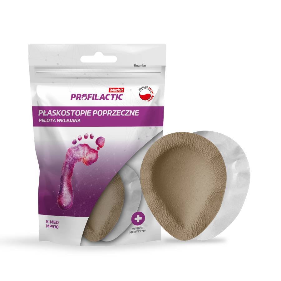 Skórzana pelota wkładki do butów na płaskostopie 37-38