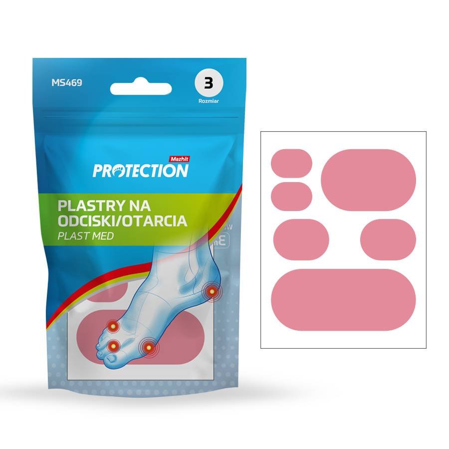 Mazbit plastry na odciski otarcia plast med r. 3
