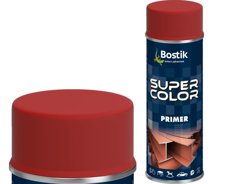 Den Braven Bostik Farba w sprayu podkład antykorozyjny 400 ml Czerwony) BOKSC263189