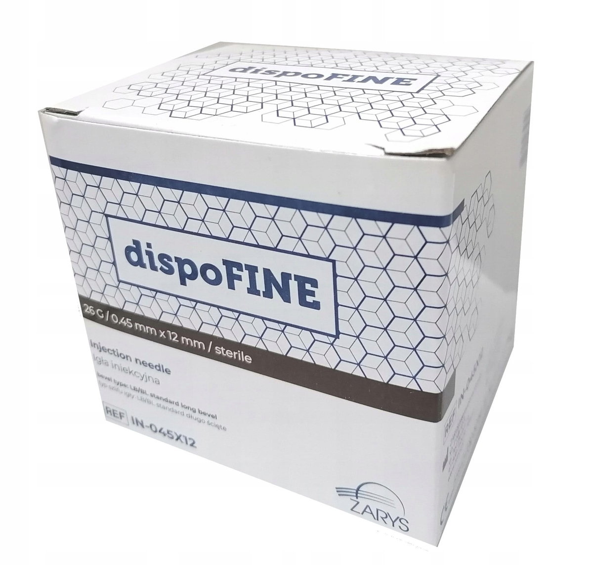 DispoFine Igły dispoFine, iniekcyjne 100 szt. 100 szt. 0.45x12mm G26 |   NN-MZA-AI45-001